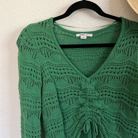 ONEILL GREEN KNIT LONGSLEEVE - Picture 2 of 4